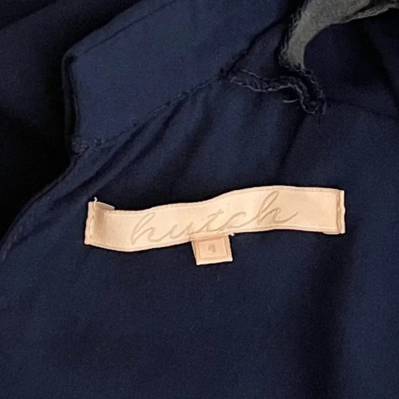 Hutch Anthropologie Top Button Front Sleeveless V Neck V Back High Low Hem - Picture 6 of 7